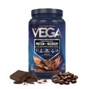 Vega Sport Vegan Protein Powder + Recovery - 30g Pflanzen basiertes Protein per Servieren, Mocha, 19 Servierungen, 5g BCAAs, Probiotics, NSF zertifiziert, Für Shakes & Smoothies, 1.8lbs (Packaging May Vary)