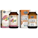 Garten des Lebens Bios Vitamine für Frauen 40+ - 60 Tabletten, Frauen Multi 40+, Vegan Vitamine & Vitamin Code Roheisen 30ct Kapseln