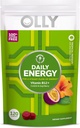 OLLY Daily Energy Gummy, Koffeinfrei, Vitamin B12, CoQ10, Goji Berry, Adult Chewable Supplement, Tropical Flavor - 120 Count Pouch