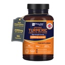 Turmeric 2280mg (High Strength) mit schwarzem Pfeffer & Ginger - 180 Vegan Turmeric Capsules mit aktivem Ingredient Curcumin I UK Hergestellt von Prowise Healthcare