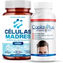 AFA Stem Cell & Hair Growth Supplement Bundle | 60 Caps Jede | Antiaging & Langlebigkeit Unterstützung mit Immunität Boost | Capilar Plus für Haarausfall Behandlung | Gesunde Haut, Haare & Nägel | Spirulina, Chlor