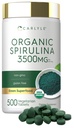 Carlyle Bio Spirulina Tablets 3500mg | 500 Count | Non-GMO & Gluten Kostenlose Ergänzung