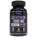 1000mg Glutathion für Immununterstützung - 100mg Absorptionskomplex - Reduzierte Liposomale Glutathion-Ergänzung mit Alpha Lipoic Acid - Gehirn Booster, Glowing Skin, Leberunterstützung