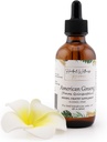 American Ginseng Liquid Extract (Panax Quinquefolius) - Nahrungsergänzungsmittel für Energie und Immunität, Organisches pflanzliches Glycerin, 2 Fl.oz