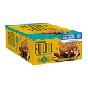 FULFIL Protein Snack Bars, Schokolade gesalzene Karamell Flavored, Glutenfrei mit 15g Protein, Pantry Staples, 12 Count