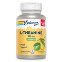 SOLARAY L Theanine 200mg, Mood-Supplement mit Vitamin B6 - Calming-Unterstützung während des okzialen Stresses - Natürliche Zitronen-Flamour - 60-Tage-Garantie, Lab Verified - 75 Servietten, 75 Chewables