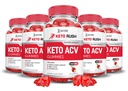 (5 Pack) Keto Rush Keto ACV Gummies Fortgeschrittene Formel 1000MG Keto Rush Keto Gummies Apfel Cider Essig Boost Formuliert mit Granatapfel-Essig-Pulver B12 Vegan Non GMO 300 Gummys
