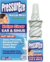 Druck Nasenspray - Alle natürlichen konservierungsfreien Steril - Schnelles Relief Nasenspray - für Sinus Allergies Congestion Blocked Ears Loud Snoring | 130 Sprays, 18 ml