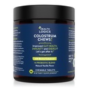 Health Logics Colostrum Chews-Colostrum Supplement 25% IgG für Gut Health, Immununterstützung, Haarwachstum, Vanilla Flavor, 90 Servierungen, Ganze Bovine Colostrum Superfood