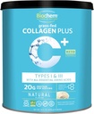 Biochem Collagen Plus Protein - 1.4lb - Natural Flavor - 20g Collagen Protein Powder - Fördert Haar, Haut, Nagel, Joint & Bone Health - Amino Acid - Keto-Friendly - Soft Tissue Support