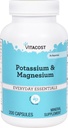 Vitacost Kalium & Magnesium - 200 Kapseln