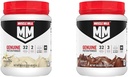 Muscle Milk Genuine Protein Powder Bundle, Vanilla Crème 1.93 Pfund 12 Servierungen 32g Protein 2g Zucker und Schokolade 1.93 Pfund 12 Servierungen 32g Protein 3g Zucker
