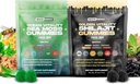 Holistic Hercules Sea Moss & Pure Himalayan Shilajit Gummis Gold | 100% Natürliche Bio Vegan | Nein Hinzugefügt Zucker | Ashwagandha Tongkat Ali Ginseng Spirulina Moringa Manuka Honig | 60 Gummis 2 Pack