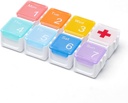Wöchentliche Pille Organizer, Medium Compartments für einfache Bedienung (Multicolor)