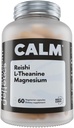 Mushroom Genetics Reishi, L-Theanin & Magnesium Supplement – Adaptogenic Mushroom Capsules | Stress Relief Supplement für Entspannung, Schlaf &amp; Immune Gesundheit | Gehirn Wellness Support | 60 Kapseln