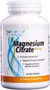 Integratore alimentare Capsule, Citrato di Magnesio, Salute Nutritiva, 120 Conti, 400 mg
