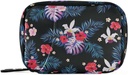 Pill Organizer Palm Blätter Blumen Pille Box 7 Tage Pille Tasche Reisen Pille Organizer Tasche mit Reißverschluss Tragbare Wöchentliche Tasche Kompakte Größe für Vitamin Supplement Halter
