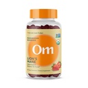 Om Lion's Mane Mushroom Gummis - Organic Mushroom Supplement und Nootropic - Gehirn Ergänzungen für Gedächtnis und Fokus, 60 Zähler (30 Servierungen)