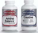 Anabol Naturals Energy Stack: Amino Balance 100 Gramm reines Pulver & Creapure Creatine 100 Gramm reines Pulver