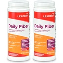LEADER Psyllium Husk Pulver-Ergänzung 4-in-1 Faser für Verdauungs-Gesundheit, Pflanzen basiert 100% natürliche Psyllium Husk Tagesfaser, Glutenfrei, Non-GMO, Vergleichen Sie Metamucil 20.3 OZ (Pack von 2)
