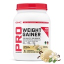 GNC Pro Performance Weight Gainer Protein Powder, 50g Protein, High Calorie, 700 Kalorien, Unterstützt Masse und Muskel-Recovery, MCT, BCAA, 3rd Party Getestet, Vanilla Ice Cream, 6 Portionen, 2,5 lbs