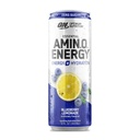 Optimum Nutrition Amino Energy Sparkling Hydration Drink, Elektrolyte, Koffein, Aminosäuren, BCAAs, Sugar Free, Blueberry Lemonade, 12 Fl Oz, 1 count (Packaging May Vary)