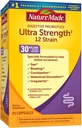 Nature Made Ultra Strength 12 Strain Digestive Probiotics, Probiotika für Frauen und Männer, 25 Probiotische Kapseln, 25 Tage Versorgung