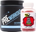 Sculpt Nation von V Shred Pre Workout Blue Raspberry und Apple Cider Essig Gummis Bundle