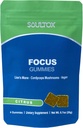 Soultox Focus Lion's Mane Gummis - Citrus Flavor - Vegane Formulierung mit Bio Lions Mane und Cordyceps - Enhance Memory, Focus und Energy - Citrus Flavor - Single Pack