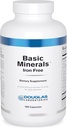 Douglas Laboratories Basic Minerals | Iron Free Mineral/Trace Element Formula per sostenere la salute generale | 180 capsule