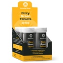 Erstaunliche Gras Fizzy Green Tablets Detox Lemon Charcoal: Wasser Flavoring Tablet mit entgiftenden Grünen & Antioxidantien, 60 Zähler