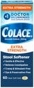 Ammorbidente dello sgabello di resistenza supplementare di Colace per il sollievo di costipazione efficace di Gentle, #1 Dottore Raccomandato Sgabello Softener Brand, 250 mg Docusate Capsule, 60 Conte (Pack di 1)