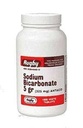 Rugby Natrium BICARB 5GR TAB Natrium BICARBONATE-325 MG Weiß 1000 Tabletten UPC 305361046101