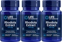 Life Extension Rhodiola Extract, 60 vegetarische Kapseln (Pack von 3)