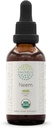 HerbEra Neem B60 Alkoholfreie Kräuterextrakt-Tinktur, Konzentrierte Flüssigkeitstropfen Natürliche USDA Organic (Azadirachta Indica) Getrocknete Blatt (2 fl oz)