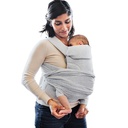 Boppy ComfyGrow Baby Carrier, 7-35lbs, Dove Gray, Neugeborenes Kleinkind mit 3 Carrying Positions, 3-Stufe Verstellbarer Sitz und Kopfstütze, Baumwollstoff