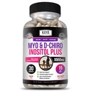 Kaya Naturals Myo & D-Chiro Inositol Plus Unterstützung für Frauen, Vitamin B8-30 Kapseln