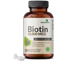 Futurebiotics Biotin 10.000 MCG Tablet ad alta potenza supporta capelli sani, pelle & Nails & Energy Production, non OGM, 180 compresse vegetariane