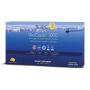 WHC, UnoCardio 1000 Fischöl, 1300 mg reines Triglycerid Fischöl mit Omega-3 (1180 mg), 665 mg EPA und 445 mg DHA und 25 mcg (1000 IU) Vitamin D3 pro Softgel, natürliche Orange, 60 Softgele
