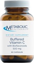 Metabolische Wartung gepuffertes Vitamin C 500 mg mit Bioflavonoiden - Ergänzung entwickelt, um einfach auf dem Stomach zu sein (90 Kapseln)