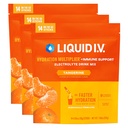 Flüssige I.V.® Hydration Multiplier +Immune Unterstützung - Tangerine | Elektrolyt-Pulver-Mischung | 3 Packung (42 Servierungen)