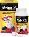 Airborne 1000mg Vitamin C Kautabletten mit Zink, Immununterstützungsergänzung mit leistungsstarken Antioxidantien Vitamine A C & E - 96 Kautabletten, sehr Berry Flavor