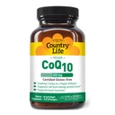 Country Life Simply CoQ10, unterstützt Herzfunktion, 100mg, 120 Softgels, zertifizierter Glutenfrei, zertifiziert...