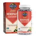 Garten des Lebens Kräuter Menopause Supplement mit S-Equol & Trans-Resveratrol für Multi-Symptom Relief, Keranat für Thicker, Fuller Hair Growth – Non-GMO, Gluten-Free, Vegan, Berry Flavor, 30 Servierungen
