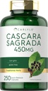 Carlyle Cascara Sagrada Kapseln | 450 mg | 250 Count | Kräuterergänzung | Non-GMO, Glutenfrei