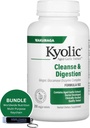 Weltweite Ernährung Bundle: Kyolic Aged Knoblauch Extrakt 200 Veggie Tabletten Formel 102 Sauber & Verdauung - angereichert mit Knoblauch Ginger Supplement - 200 Zähler mit Multi-Purpose Schlüsselanhänger