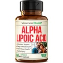 Alpha Lipoic Acid – High Potency 650mg ALA-Ergänzung für Nerve und Gehirngesundheit, Antioxidante Unterstützung und gesunde Aging Aid – Vegan & Non-GMO – Stärker als Alpha Lipoic Acid 600mg – 60 Kapseln
