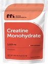 Micro Ingredients Creatine Monohydrat Pulver 1 kg (2.2 Lbs), 5000mg pro Serv, Micronized Creatine Powder, Unflavored, Kein Filler, Keto & Vegan, Easy Dissolve, Pre Workout für Damen & Men*