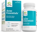 Terry Naturally Acne Essentials - Hautunterstützung für klare Haut - Ergänzung mit Vitaminen A, C & Zink - Hautpflege-Ergänzung für okziale Akne - 60 Kapseln (60 Portionen)