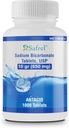 Eichhörnchen Natriumbicarbonat Antisäure 650 mg (10 Gramm) 1000 Tabletten | für Relief von Säure Verdauung, Sour Stomach & Upset Stomach | Wert Sparpaket